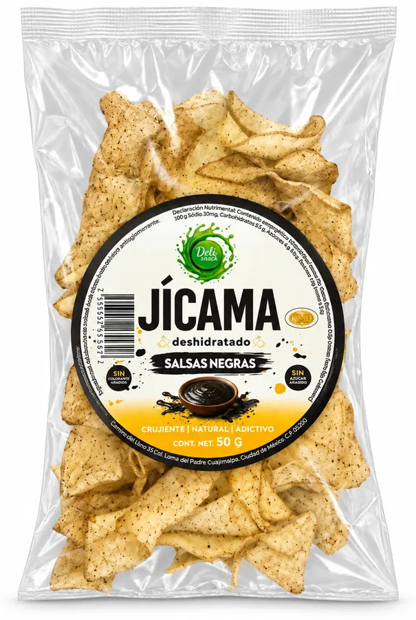 Bolsa de Jícama Salsas negras de 50 g