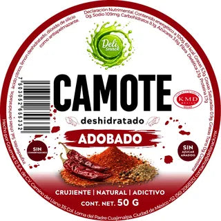 Etiqueta de Camote Adobado