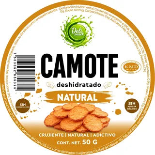 Etiqueta de Camote Natural