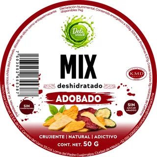 Etiqueta de Mix de verduras Adobado