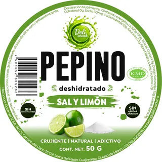 Etiqueta de Pepino Sal y limón
