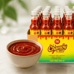 chamoy sin azúcar deli snack en botella con salsa mexicana para snacks y frutas