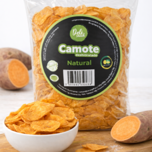 chips de camote deshidratado natural deli snack en bolsa como botana saludable