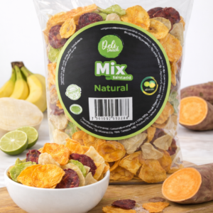 mix de chips de verdura deshidratada natural deli snack con camote betabel y jícama